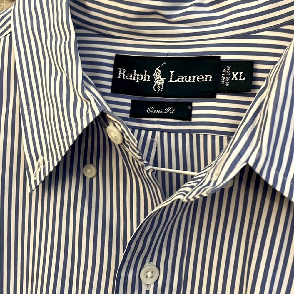 Ralph Lauren Classic Fit Striped Dress Shirt